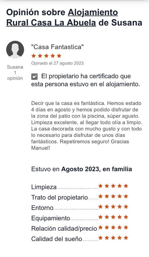 Alojamiento Rural Casa La Abuela Arbuniel Eksteriør billede